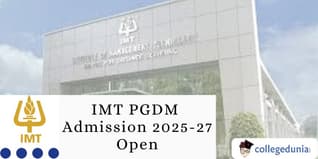 IMT PGDM Admission 2025-27 Open; Apply by January 24 (Phase-II)
